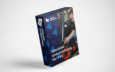 Mockup Jährlichen Unterweisung FFZ Kurs für BKF